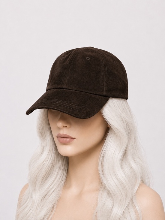 Madewell Accessories - New! Madewell Dark Brown Suede Cap -Read